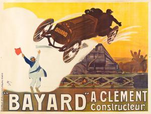 WEILUC Lucien Henri Weil 1873-1947,"BAYARD" / A CLÉMENT CONSTRUCTEUR,1908,Swann Galleries 2021-08-05