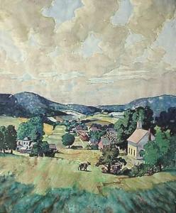 WEIMER Roy Bryant,Autumn Afternoon, Peninsula,1939,Rachel Davis US 2008-10-18