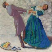 WEINBERG ROHL Freida 1900-1900,Dancing couple,Bruun Rasmussen DK 2015-05-11