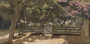 WEINGÄRTNER Pedro 1853-1929,Jardim Florido,1900,Escritorio de Arte BR 2024-01-22