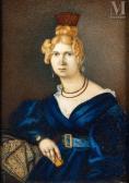 WEINGARTNER Joseph 1810-1894,Femme au collier,1833,Millon & Associés FR 2023-04-21