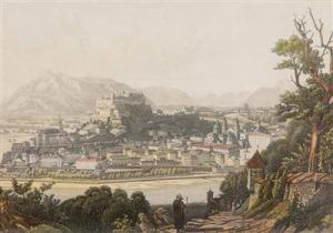 WEINMANN Beda 1819-1888,Salzburg vom Kapuzinerberg,Palais Dorotheum AT 2015-11-19
