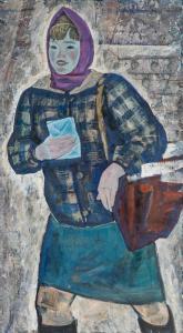 Weinstein Mikhailo 1940-1981,Postal Worker,1966,Shapiro Auctions US 2018-06-02