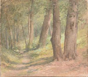 WEIR John Ferguson 1841-1926,Forest of Compiegne,1902,Skinner US 2021-02-25