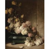 WEIR John Ferguson 1841-1926,PINK AND WHITE ROSES,Sotheby's GB 2007-11-28