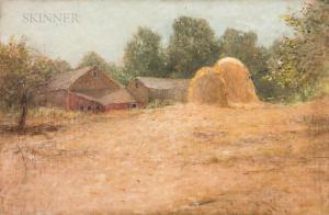 WEIR John Ferguson 1841-1926,Summer Haystacks,Skinner US 2022-05-25