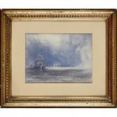 WEIR P. J,SHIPPING IN LEITH ROADS, STORM APPROACHING,1892,Lyon & Turnbull GB 2018-01-31