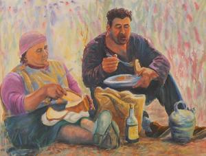 WEIR Wilson,A ROADSIDE BREAK,Ross's Auctioneers and values IE 2014-10-08