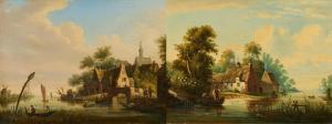 WEIROTTER Franz Edmund 1733-1771,Am Fluss,Van Ham DE 2024-01-30