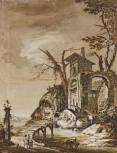 WEIROTTER Franz Edmund 1733-1771,Paysages animés,Millon & Associés FR 2016-02-20