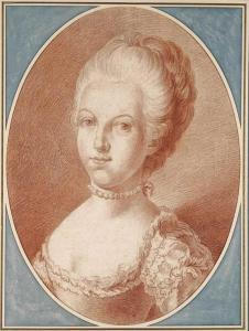 WEIROTTER Franz Edmund 1733-1771,Portrait de Marie-Antoinette,Christie's GB 2015-11-03