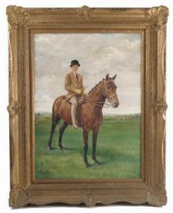WEIRS Michael 1900-1900,portrait of Guy Rimell on Cherry Ripe,Serrell Philip GB 2017-11-09