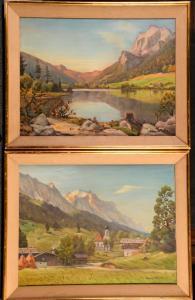 WEISE anso 1895-1986,Lake Hintersee, Ramsau, Berchtesgaden and Vil,Bamfords Auctioneers and Valuers 2021-07-21