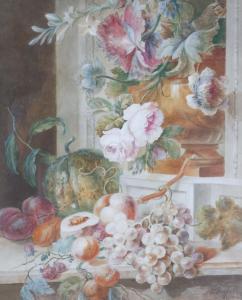 WEISS Anton 1801-1851,A still life with fruits and flowers,Venduehuis NL 2023-11-15