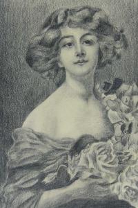 WEISS Jenny,portrait of an elegant woman,1909,Burstow and Hewett GB 2013-03-27