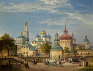 WEISS Joseph Andreas,THE TRINITY LAVRA OF ST SERGIUS AT SERGIEV POSAD,1963,Sotheby's 2020-06-02