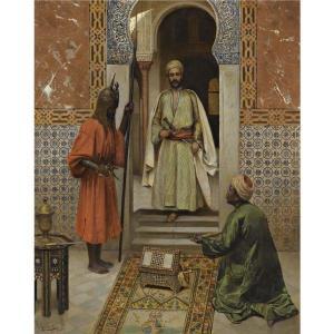 WEISS RUDOLF 1859,THE ARMS MERCHANT PRESENTING HIS WARES,1886,Sotheby's GB 2011-05-18