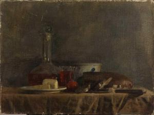 WEISSBORT George 1928-2013,Still Life - Bread and Wine,1967,Mallams GB 2024-02-14