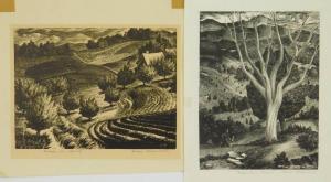 WEISSBUCH Oscar 1904-1948,Fields in Spring,1937,Rachel Davis US 2022-02-12