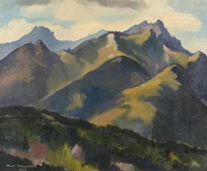 WEISSENBACH Henri 1891-1966,Alpes,1927,Dogny Auction CH 2015-10-06