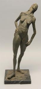 WEISSMAN Florence 1900-1900,Nude woman arching her back,Eldred's US 2015-03-14