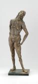 WEISSMAN Florence 1900-1900,Standing nude,Eldred's US 2014-11-20