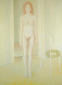 WEITGASSER Manfred 1952,Standing Female Nude,1997,Palais Dorotheum AT 2006-03-08