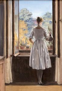 WEITH Udo 1897-1935,Am Fenster,1930,Palais Dorotheum AT 2008-05-13