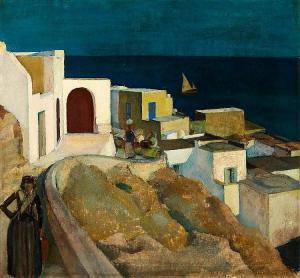 WEITNAUER Louise 1881-1957,St. Angelo sull'isola d'Ischia,1923,Zofingen CH 2016-12-10