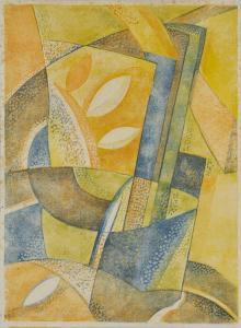 WEITZEL FRANK 1905-1932,Abstract Design I,1932,Leonard Joel AU 2015-11-16