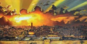 WEITZMAN Sara 1967,Temple Mount Jerusalem,Tiroche IL 2016-02-06