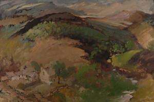 WELBURN Irene A 1936-1940,Landscape with Palm,Tennant's GB 2019-08-17