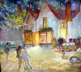 WELBURN Irene A 1936-1940,The Bell Inn at Night,Fieldings Auctioneers Limited GB 2009-05-16