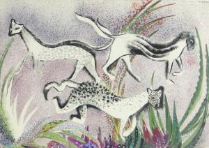 WELCH Peggy,Surrealist animals,1939,Burstow and Hewett GB 2013-03-27