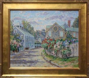 WELCH William,Late Day Light on Lily Street,Clars Auction Gallery US 2009-01-10