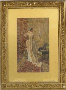 WELDON Charles Dater 1855-1935,A parting glance,CRN Auctions US 2016-06-26