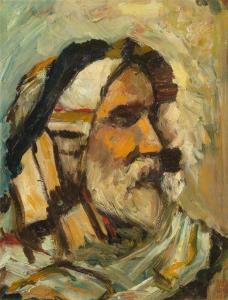 WELDON Charles Dater 1855-1935,Bedouin Man,1921,Hindman US 2015-12-14
