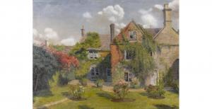 WELLENS Charles 1889-1959,A summer garden,1915,Mallams GB 2021-03-10