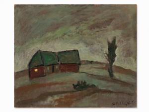 WELLENSTEIN Walter 1889-1970,Cottage in Heather Landscape,1966,Auctionata DE 2016-10-06