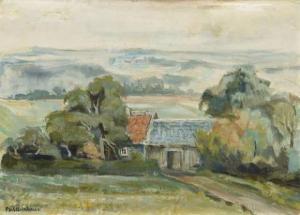 WELLERSHAUS Paul 1887-1976,Landscape with farmstead,Van Ham DE 2009-05-27