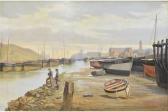 WELLS C.H.C,Peel Harbour, Isle of Man,1891,Ewbank Auctions GB 2015-06-17