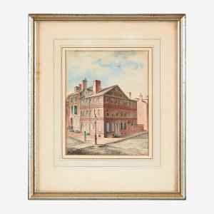 WELLS Charles 1935,A Philadelphia Corner House,1857,Freeman US 2021-11-10