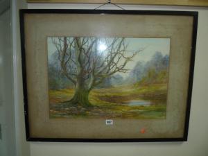 WELLS Christine M 1800-1900,autumnal woodland,Richard Winterton GB 2016-02-17