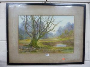 WELLS Christine M 1800-1900,autumnal woodland,Richard Winterton GB 2016-01-27