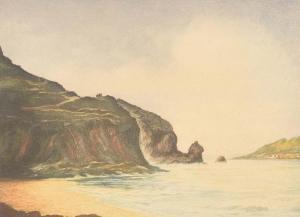 WELLS Edward Francis,GATHERING CLOUDS, MULLION COVE,Ross's Auctioneers and values 2022-04-20