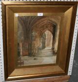 WELLS GRAHAM Catherine E,View in Canterbury Cathedral,Tooveys Auction GB 2011-10-05