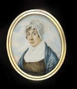 WELLS Jeremiah D 1800-1800,A pair of portraits of a Lady and Gentleman: she, ,Sotheby's 2004-09-28