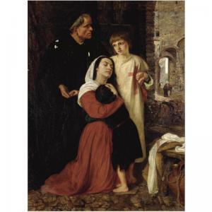 WELLS Joanna Mary Boyce,THE DEPARTURE - AN EPISODE OF THE CHILD'S CRUSADE,,1860,Sotheby's 2007-10-03