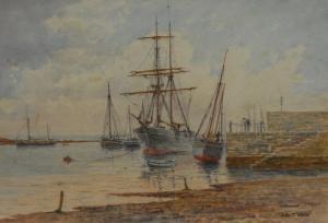 WELLS John T 1851-1939,Into the Quay,Bamfords Auctioneers and Valuers GB 2014-07-04