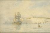 WELLS Joseph Robert,SailingShips And Fishing Boats Off Dover,1880,Dreweatt-Neate 2007-11-29